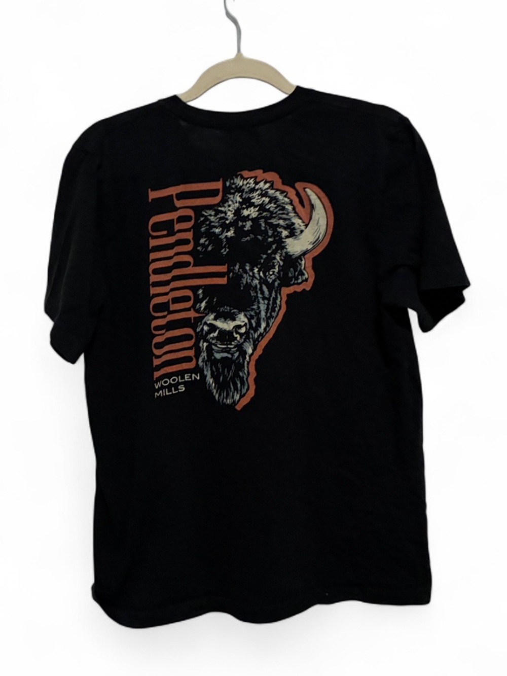 Pendleton Black Buffalo Graphic Short Sleeve Tee Shirt